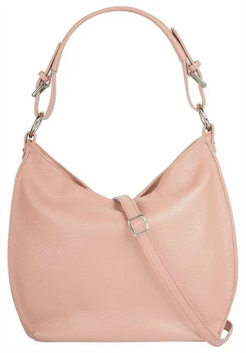 Samantha Look Shopper Damen Leder rosa, ONE SIZE - Stylischer Leder Shopper mit geräumigem Hauptfach und verschließbarer Innentasche, ideal für Ordnung und viel Platz. Inklusive Smartphonefach und abnehmbarem Schultergurt für flexibles Tragen.