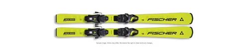 Fischer RC4 Race JR (70-120) JRS + FS4-110 - Alpin-Ski, ideal für junge Skifahrer mit optimaler Kontrolle und Stabilität auf der Piste