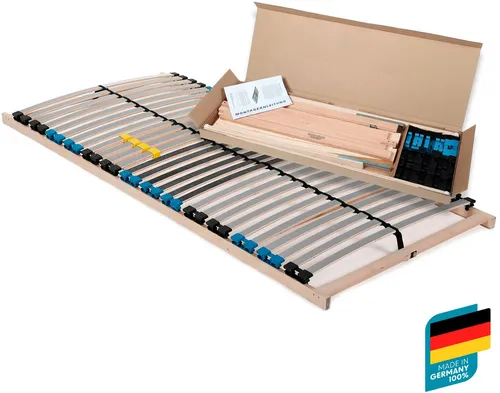 Beco Lattenrost Visto NV - Lattenrost mit 7-Liegezonen für optimalen Schlafkomfort, aus langlebigem Schichtholz und ideal für alle Matratzentypen geeignet.