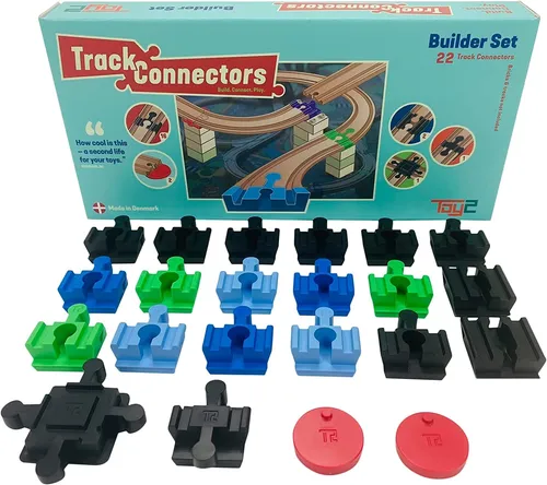 TOY2 Schienenverbinder Set für BRIO und Duplo