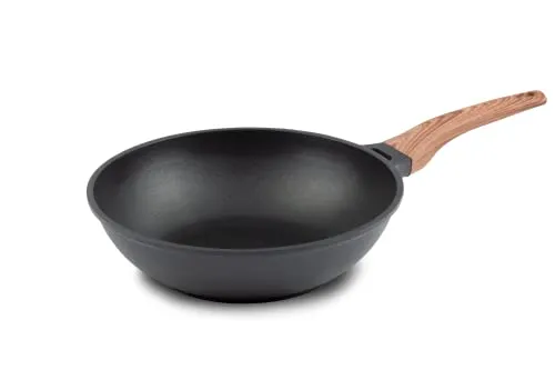 ROSMARINO Profi Wok 30 cm in schwarz von ROSMARINO