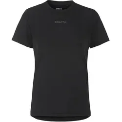 Craft ADV Essencesleeve 2 Laufshirt Damen - Schwarz, Größe M - Leichtes, atmungsaktives Laufshirt für Damen, ideal für intensive Trainingsläufe. Bietet optimalen Tragekomfort und hält trocken für beste Performance.