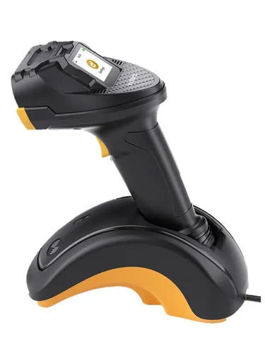 Inateck Barcode Scanner Bluetooth P8: 2D 1D Wireless Handheld Scanner - Barcode-Scanner mit einzigartigem Touchscreen-Design und großer Reichweite von bis zu 100 m. Ideal für Lagerhäuser und Supermärkte, unterstützt alle gängigen 1D- und 2D-Codes.
