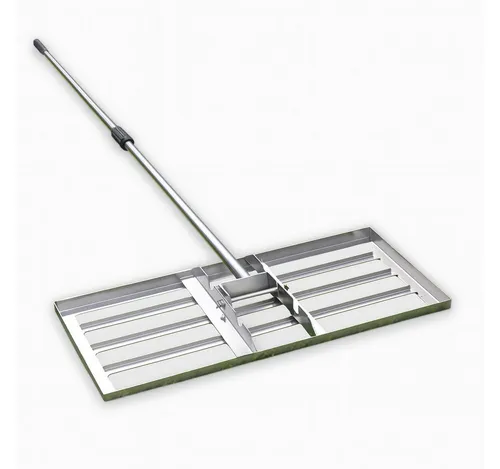 SattesGrün Rasenrechen Profi Lasercut Edelstahl 75 cm - Rechen aus hochwertigem Edelstahl mit 75 cm Arbeitsbreite, ideal zum perfekten Abziehen und Nivellieren von Rasenflächen. Made in Germany, sofort lieferbar.