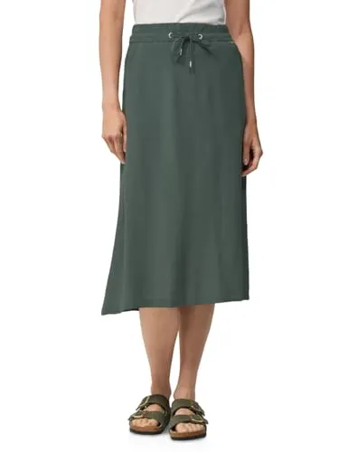 Damen Crepe Rock in A-Linie