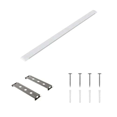 Produktbild QLS LED-Leuchte Röhren 120 cm Werkstattlampe Garagenlampe Deckenlampe Kellerlampe Industrielampe (Kaltweiß)