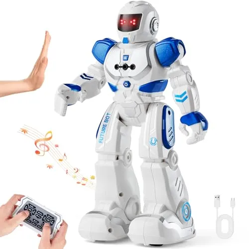 VEVOR RC Roboter Spielzeug für Kinder - Interaktiver Roboter, der tanzen und sprechen kann – perfekt für Kinder ab 3 Jahren. Fördert Kreativität und Motorik!