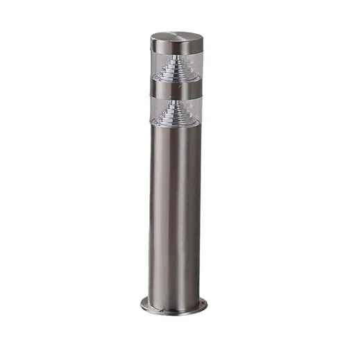 Lindby Edelstahl LED Wegeleuchte 40 cm - Wegeleuchten aus Edelstahl, spritzwassergeschützt IP44 und energiesparend mit 1.000 Lumen. Ideal für Gartenwege und Eingänge, sorgt für Sicherheit und einladendes Ambiente.