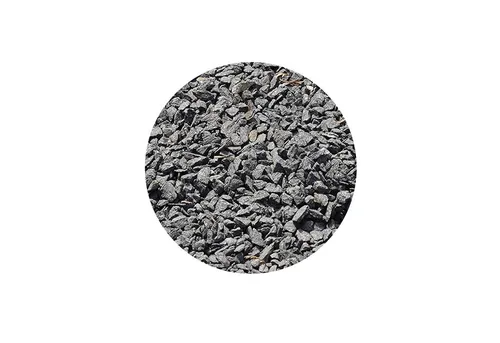 Best for Garden Trittsteine Granit Ziersplitt Schwarz 16-22 mm - Gehwegplatten aus hochwertigem Granit, ideal für dekorative Gartenwege, mit natur gerundeten Kanten für eine ansprechende Optik.
