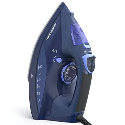 BEAUTURAL Dampfbügeleisen 2600W - Dampfbügeleisen mit Keramik-Bügelsohle für schnelles und müheloses Bügeln. 350ml Wassertank, ergonomisches Design und Selbstreinigung für optimale Benutzerfreundlichkeit.