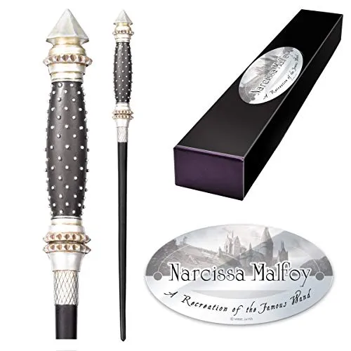 The Noble Collection - Narcissa Malfoy Character Wand - Zauberstäbe für Kostüme für Kinder, 100% offizielles Lizenzprodukt, ideal als Geschenk für Harry Potter Fans, kommt in einer edlen Geschenkbox.