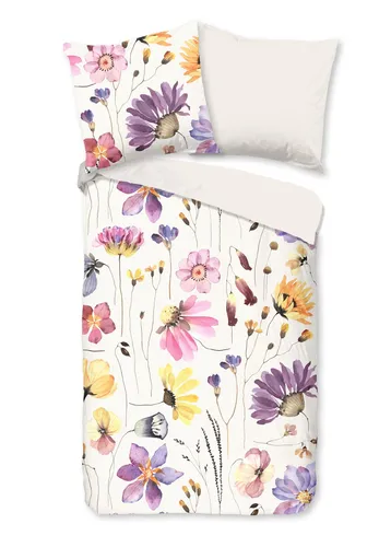 Xxxl Wendebettwäsche Kate, Mehrfarbig, Floral, 135x200 cm - Bettwäsche aus atmungsaktiver Baumwolle im Wendedesign für vielseitige Optik. Ideal für ganzjährigen Komfort und leicht zu pflegen bei 40°C. Verleiht Ihrem Schlafzimmer eine einladende Atmosphäre.