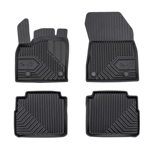 Fußmatten Gummimatten für Nissan X-Trail IV T33 2022-2026 e-Power TPE Schwarz 4x