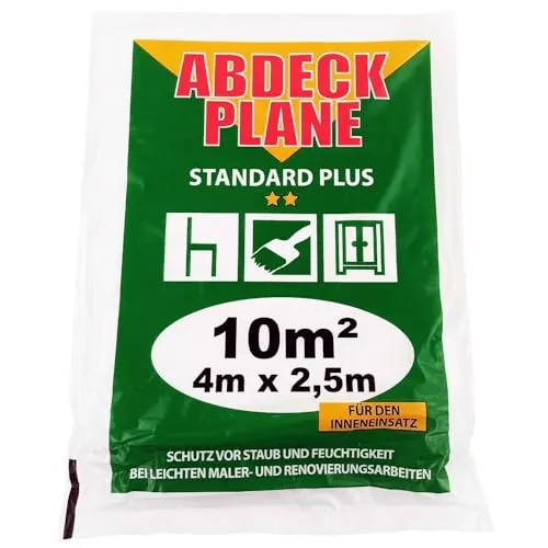 Scorprotect® Abdeckplane Abdeckfolie HDPE 12 my „profi“ 4 m x 2,5 m
