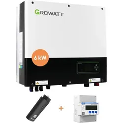 GROWATT Hybrid Wechselrichter SPH 6000TL3 BH-UP, 6kW inkl. ShineWiFi-X und Smart Energy-Meter
