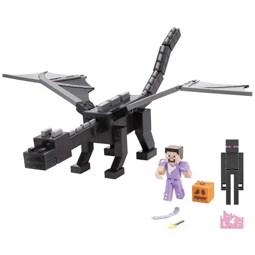 Mattel Minecraft Enderdrache Actionfiguren-Set