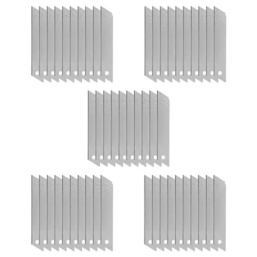 Corintian 50x Cuttermesser Klingen Set 18mm Breite ideal für Cutter, Messer, etc