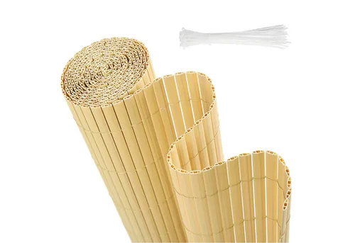 Sekey PVC Sichtschutzmatte 100x500cm - Gartensichtschutz mit doppelter Verstärkung für erhöhte Stabilität, winddicht und wasserdicht – ideal für Balkon und Garten, einfach zu installieren ohne Bohren.