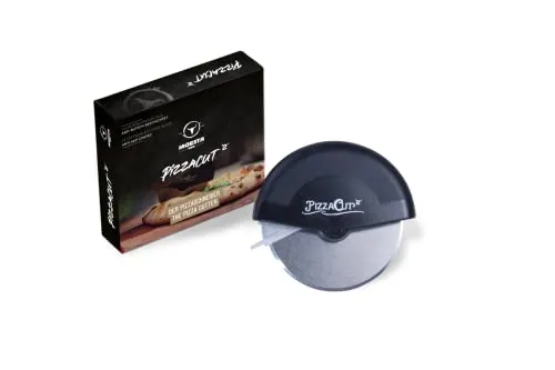 MOESTA-BBQ 10601 PizzaCut Vol. 2 Pizzaschneider - Teigrad inkl. Klingenschutz, handlichem Griff und Edelstahlklinge