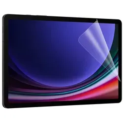 Lobwerk 2x Klarsichtfolie Displayschutz für Samsung Galaxy Tab S9 FE Plus+ X610/X616 2023 12.4 Zoll Displayfolie Kratzschutz