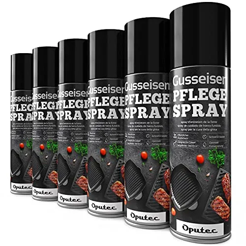 Oputec Gusseisen-Pflegespray 6 x 500ml von Oputec
