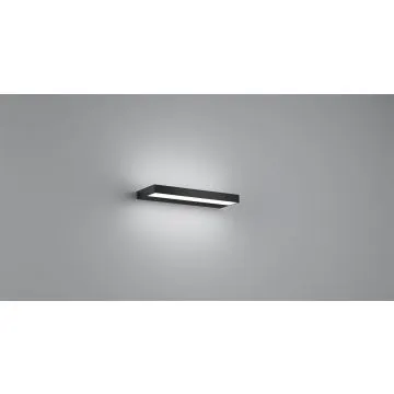Helestra Slate Wandleuchte LED - Modernes Design in Schwarz, 30 cm - Lampen mit hochwertiger Verarbeitung und integriertem LED-Modul für effiziente Beleuchtung und stilvolle Akzente.