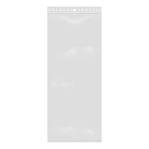 Beutel mit Reißverschluss, wiederverschließbar, transparent, für Lebensmittel, Schmuck, Zubehör, Format 10 x 25 cm 100