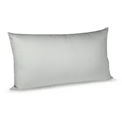 fleuresse Satin-Kissenbezug Satin 40 x 80 cm Silber in grau von fleuresse