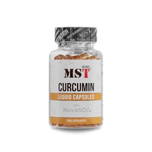MST® Nutrition Kurkumin Kapseln hochdosiert NovaSOL®, Curcumin mit Vitamin-C und Vitamin-D, 60 Kapseln zu 500 mg, Curcumin Kapseln – Made in Germany