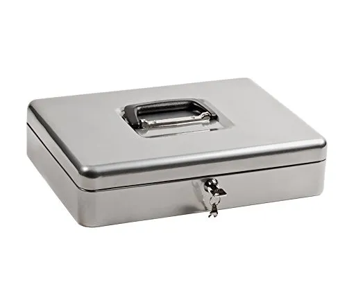 ProfiOffice Geldkassette aus Stahl | abschließbar und sicher