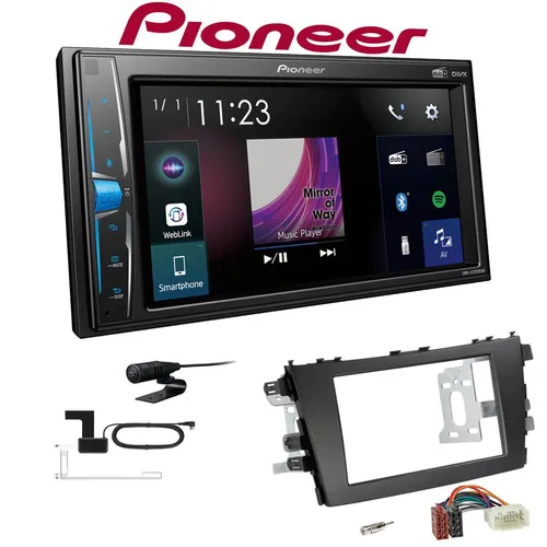Produktbild Pioneer Multimedia Autoradio Bluetooth DAB+ für Suzuki Celerio ab 2014 schwarz