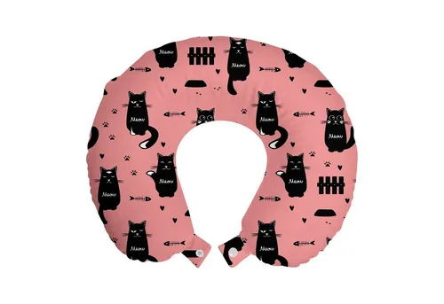 Abakuhaus Nackenstützkissen Schaumstoff Reiseartikel für Flugzeug und Auto