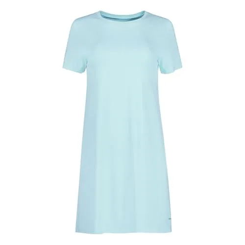 Skiny Damen Nachthemd Nightdress Schlafshirt Night Sleepshirt, Farbe:Blau, Artikel:-S802 Angel Falls, Größe:40
