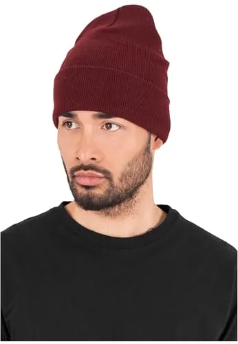 Flexfit Mütze Heavyweight Long Beanie, Maroon, one Size