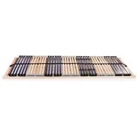 vidaXL Lattenrost 70x200 cm mit 42 Latten und 7 Zonen - Lattenrost für optimalen Schlafkomfort, 42 Latten mit 7 Zonen bieten individuelle Unterstützung, robustes Buchenholz und einfache Montage.