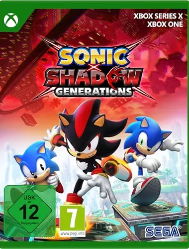 Sonic x Shadow Generations Day One Edition - XBSX/XBOne - Actionreiche Games für Xbox mit Shadow in einer neuen Story-Kampagne und verbesserten Grafiken. Erlebe spannende Zeitreise-Abenteuer und entdecke geheime Level!