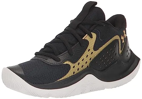Under Armour GS JET '23 Basketballschuh für Kinder - Freizeitschuhe & Sneaker für Kinder mit atmungsaktivem Obermaterial und weicher Schaumstoffeinlegesohle für maximalen Komfort und Leistung auf dem Basketballfeld.