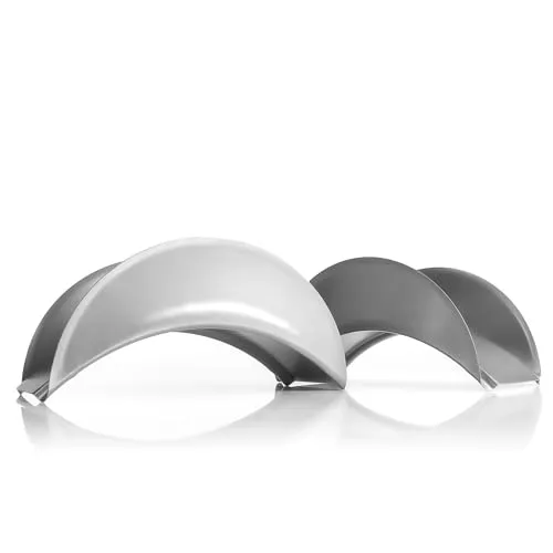 BigDean 2 Stück Gartenschlauchhalter aus Metall Silber von BigDean