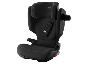 Britax Römer Diamond Kinderautositz Kidfix Pro, Schwarz, Textil, 48x83x42 cm, Made in Germany, ECE R 129 i-Size, abnehmbarer und waschbarer Bezug, höhenverstellbare Kopfstütze, optimaler Aufprallschutz, schadstoffgeprüft, schnell leicht im Auto montierbar, Seitenaufprallschutz, Isofix-Befestigung, Baby on Tour, Kindersitze, Kindersitze I-Size 100-150cm