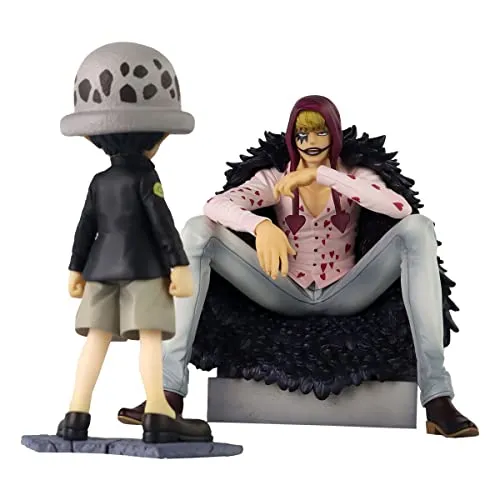 ONE Piece Corazon & Law Statue - Excellent Model Li. Ed. 17cm - Model Statuen, detailreiche Sammlerfigur von Corazon & Law, ideal für Fans und Liebhaber der ONE Piece-Serie.