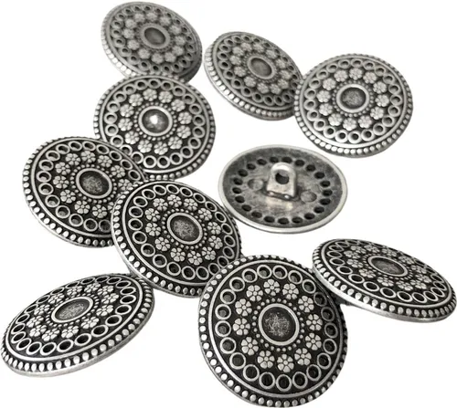 Befestigungen & Verschlüsse Silber von Hartmann-Knöpfe