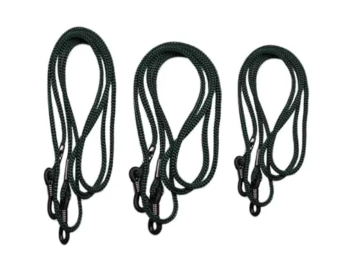 optiker-dietrich.de Dunkelgrüne Brillenkordel - 3er Pack
