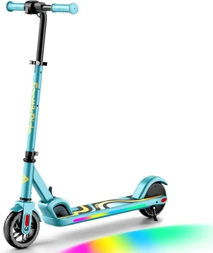 FanttikRide C9 Pro Elektroroller für Kinder – Sicher, Faltbar und Mit Regenbogenlichtern - Elektroscooter für Kinder ab 8 Jahren, höhenverstellbar, mit bunten LED-Lichtern für sicheres Fahren und bis zu 8 km Reichweite – ideal für Abenteuer!