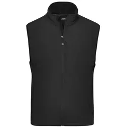 Herren Softshell Weste JN136, schwarz, Größe XXL - Herren-Westen, trendige Softshell-Weste in schwarz, Größe XXL, bietet optimalen Schutz vor Wind und Wetter.