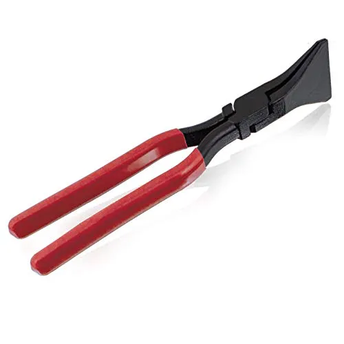 BITUXX Falzzange Blechbiegezange 0° Rot - Klempnerwerkzeuge mit einer Länge von 280 mm und einer Maulbreite von 60 mm, ideal für präzises Biegen und Formen von Blech.