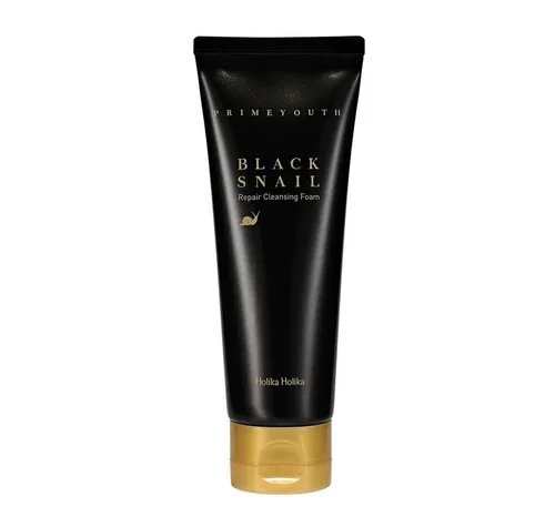 Holika Holika Prime Youth Schwarze Schnecke Reinigungsschaum 100ml - Milder Gesichtsreiniger mit innovativer Formel für eine sanfte Reinigung und Pflege. Ideal für die tägliche Anwendung und zur Unterstützung der Hautpflege.