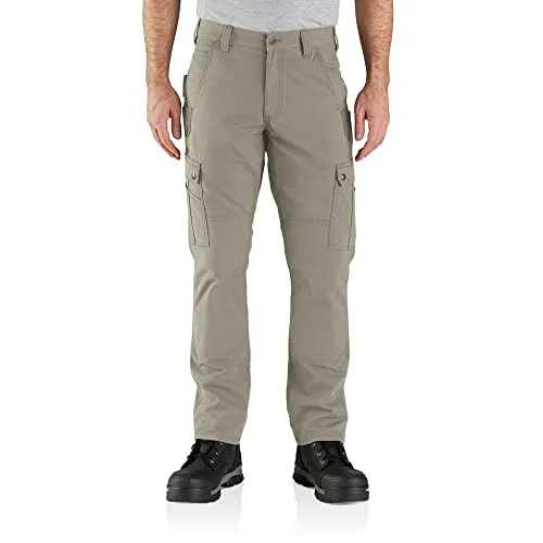 Carhartt Ripstop Cargohose - Grau (E00) - W40/L30 - Herren-Stoffhosen mit entspannter Passform und robustem Rugged Flex® für optimale Bewegungsfreiheit. Ideal für Arbeit und Freizeit, ausgestattet mit mehreren praktischen Taschen und verstärkten Knien.