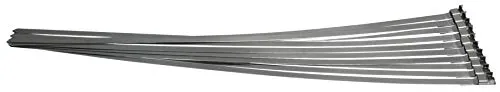 Universal vorgefertigte AISI 304 SS EDELSTAHL Schlauchschellen/Klemmschelle-Set Länge 740 mm/Bandschellen/Schlauchschellenband/Edelstahlband Kabelbinder, 10-tlg.