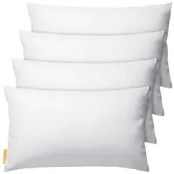 Gentle North Microfaserkissen 4er Set - Hoher Komfort für jeden Schläfer - Kissen, 4-teiliges Set mit individueller Füllung, ideal für Seitenschläfer und Rückenschläfer, waschbar bis 60°C und allergikerfreundlich.
