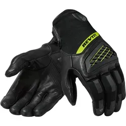 Revit Neutron 3 Motocross Handschuhe, schwarz-gelb, Größe S für Männer - Motorradhandschuhe mit optimaler Klimakontrolle, leicht und bequem für Sommerfahrten, ideal für Motocross-Enthusiasten.